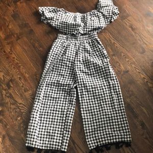Gingham matching set size medium